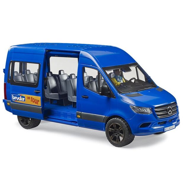 BRUDER turistinis MB Sprinter automobilis su figūrėle 02681