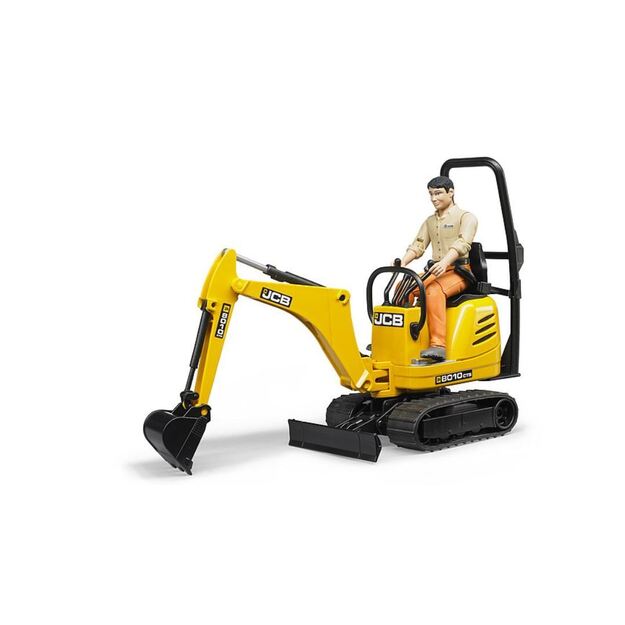 BRUDER mikro ekskavatorius JCB 8010 CTS su figūrėlė 62002