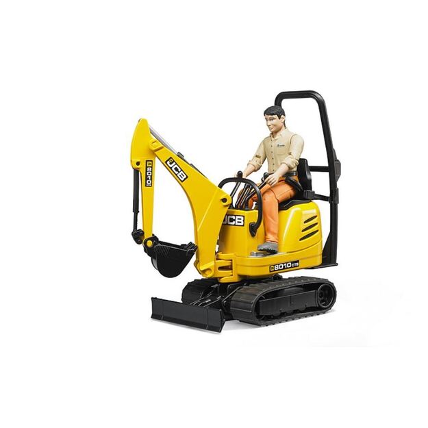 BRUDER mikro ekskavatorius JCB 8010 CTS su figūrėlė 62002