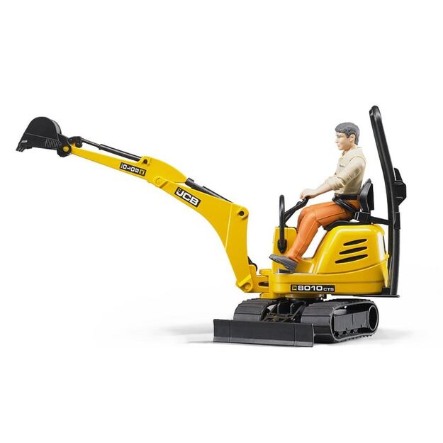 BRUDER mikro ekskavatorius JCB 8010 CTS su figūrėlė 62002