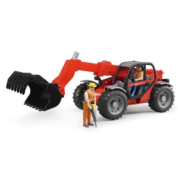 BRUDER teleskopinis krautuvas MANITOU MLT633 02125