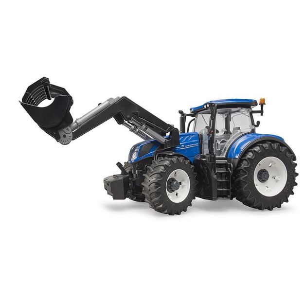 BRUDER traktorius New Holland T7.315 su krautuvu 03121